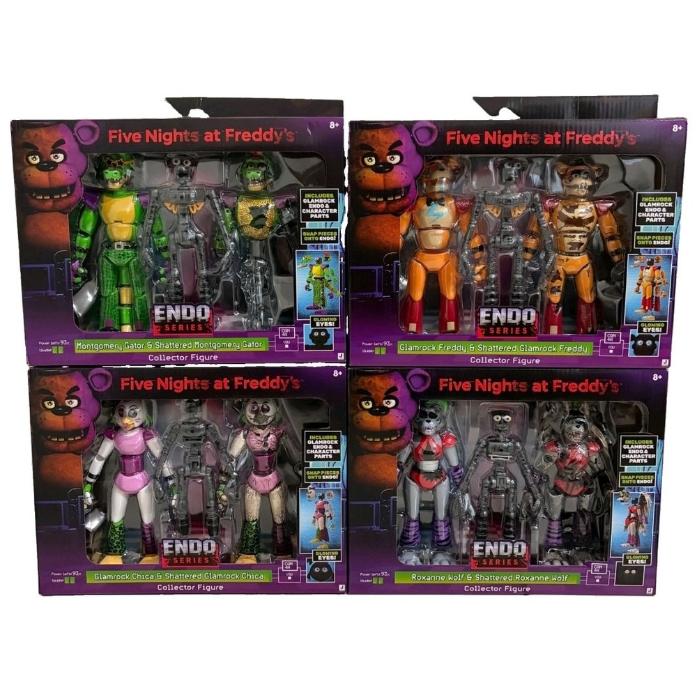 Five Nights at Freddys FNAF Endo Series Wave 3 Complete Set 4 Figures NEW